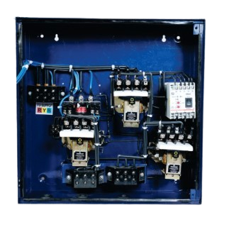 Three Phase MK-1 Start Delta Panel for Doublt Cabel MU 15HP Panel view 2